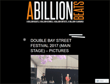 Tablet Screenshot of abillionbeats.com